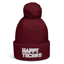 Cargar imagen en el visor de la galería, Gorro con pompón HappyTechno