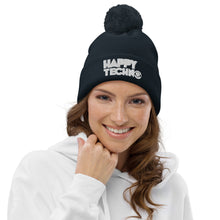 Cargar imagen en el visor de la galería, Gorro con pompón HappyTechno