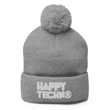 Cargar imagen en el visor de la galería, Gorro con pompón HappyTechno Color