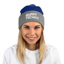 Cargar imagen en el visor de la galería, Gorro con pompón HappyTechno Color