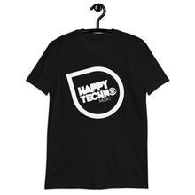Cargar imagen en el visor de la galería, Camiseta de manga corta unisex HappyTechno Music White