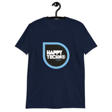 Cargar imagen en el visor de la galería, Camiseta de manga corta unisex HappyTechno Music Big