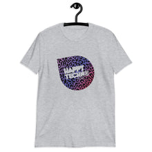 Cargar imagen en el visor de la galería, Camiseta de manga corta unisex HappyTechno Music Tiger Pink