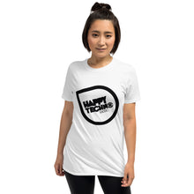 Cargar imagen en el visor de la galería, Camiseta de manga corta unisex HappyTechno Music Black