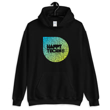 Cargar imagen en el visor de la galería, Sudadera con capucha unisex HappyTechno Music Tiger Green