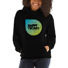 Cargar imagen en el visor de la galería, Sudadera con capucha unisex HappyTechno Music Tiger Green