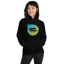 Cargar imagen en el visor de la galería, Sudadera con capucha unisex HappyTechno Music Tiger Green