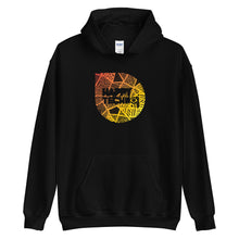 Cargar imagen en el visor de la galería, Sudadera con capucha unisex HappyTechno Music Tiger Yellow