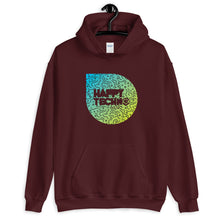 Cargar imagen en el visor de la galería, Sudadera con capucha unisex HappyTechno Music Tiger Green