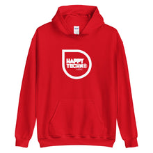 Cargar imagen en el visor de la galería, Sudadera con capucha unisex HappyTechno Music White