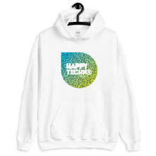 Cargar imagen en el visor de la galería, Sudadera con capucha unisex HappyTechno Music Tiger Green