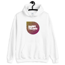 Cargar imagen en el visor de la galería, Sudadera con capucha unisex HappyTechno Music Tiger Red