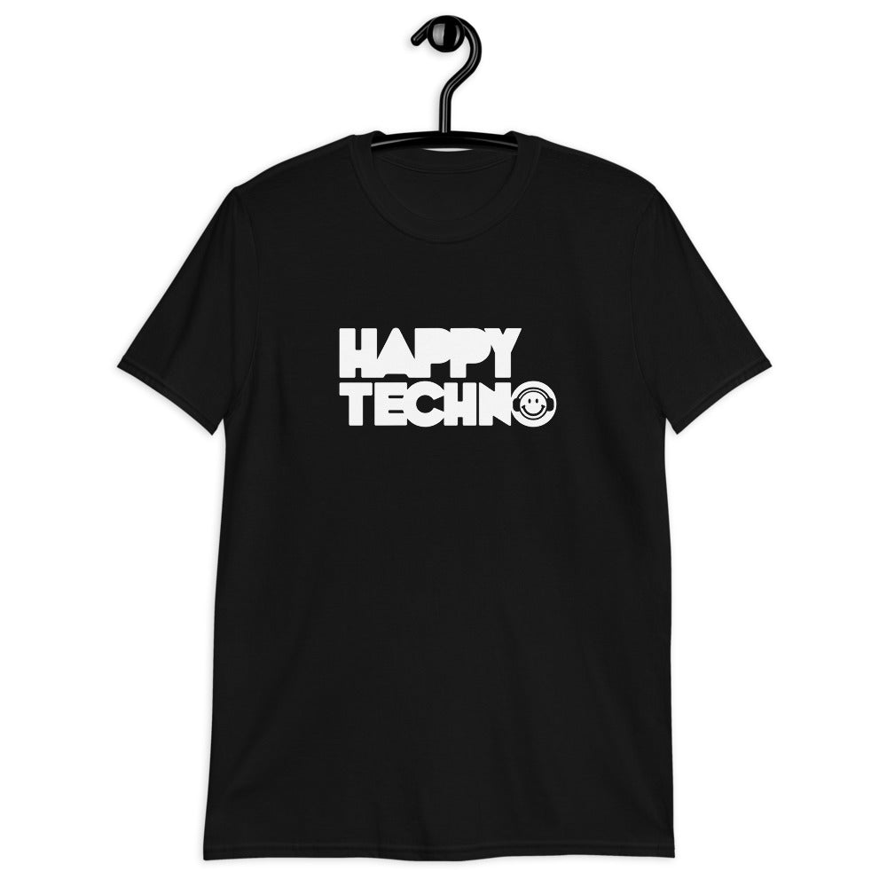 Camiseta de manga corta unisex HappyTechno